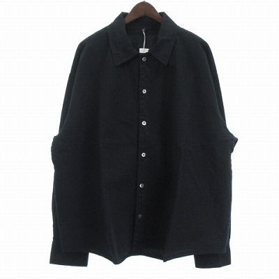 美品 ISSUETHINGS type77 ブラック サイズ4 イシューシングス ISSUETHINGS 25SS タグ付き TYPE77 シャツ 黒