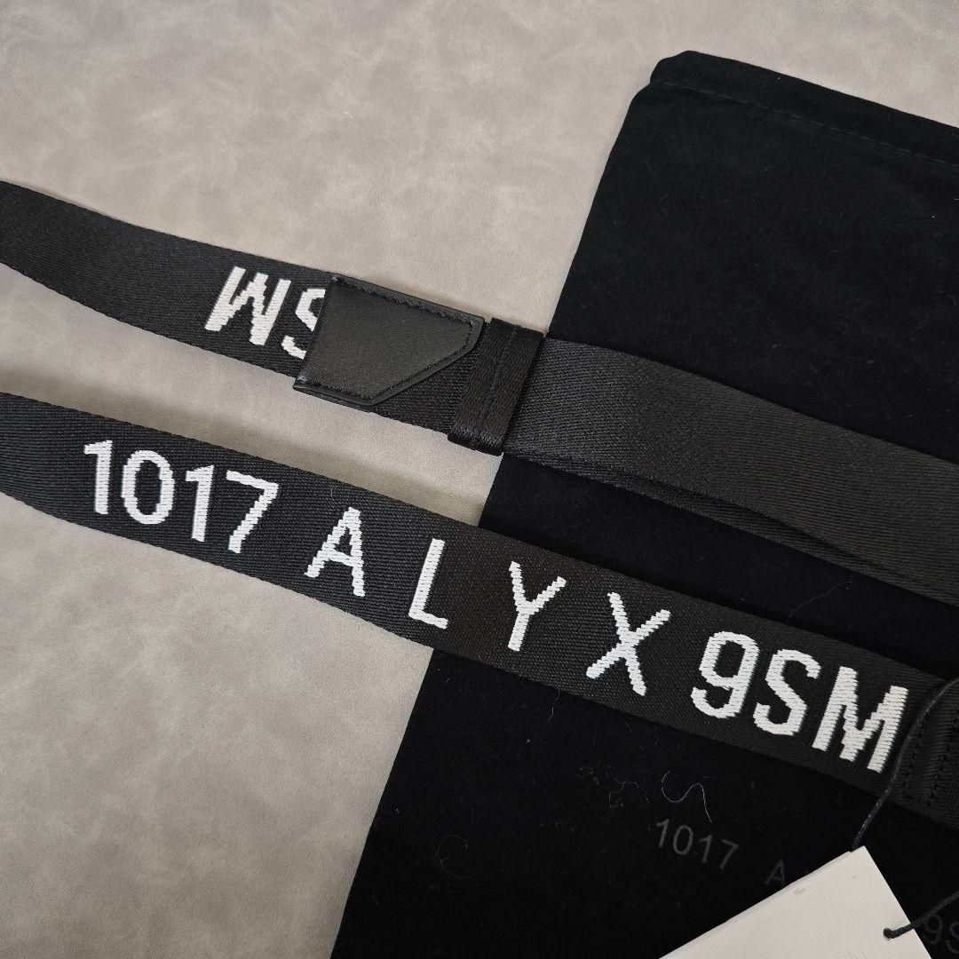 1017 alyx 9SM アリクス ベルト メンズ ブラック ホワイトロゴ - メルカリ