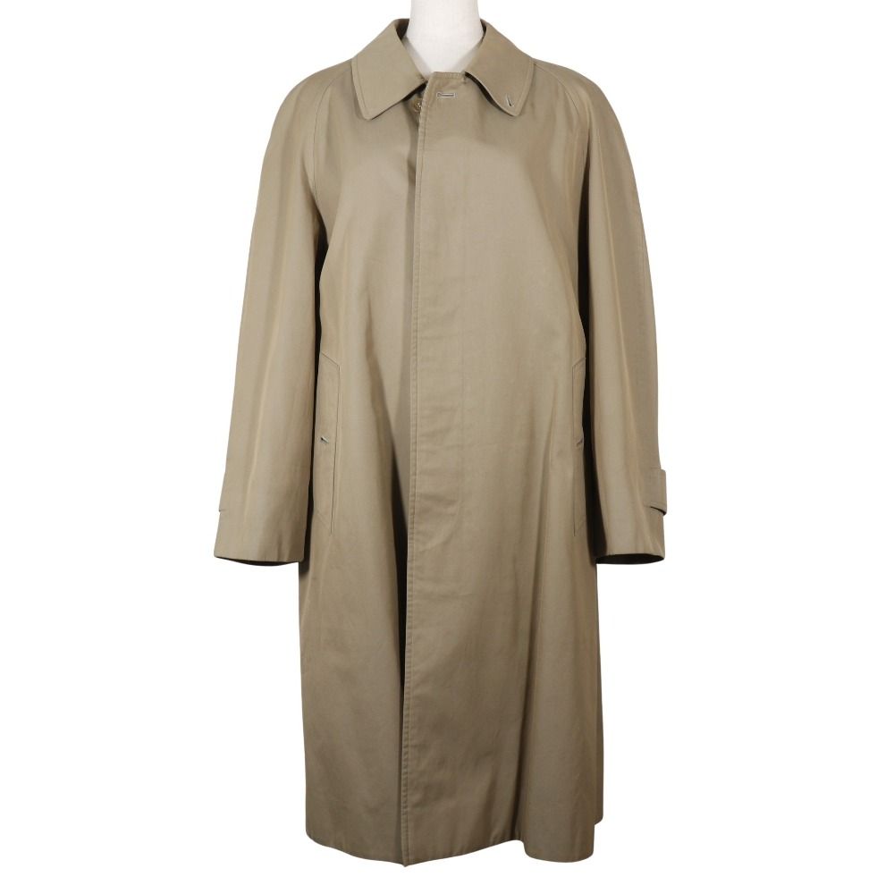 日本激安 BURBERRYバーバリー ノバチェック コットン ステンカラー