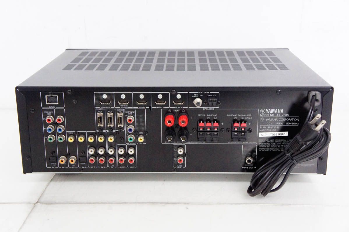 YAMAHAヤマハ 7.1ch AVアンプ AX-V565 ヤマハ、3D対応エントリー