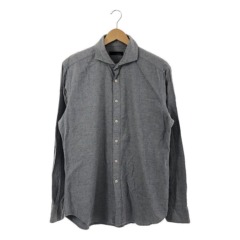 LARDINIラルディーニ ホリゾンタルカラーシャツ 38 LARDINI