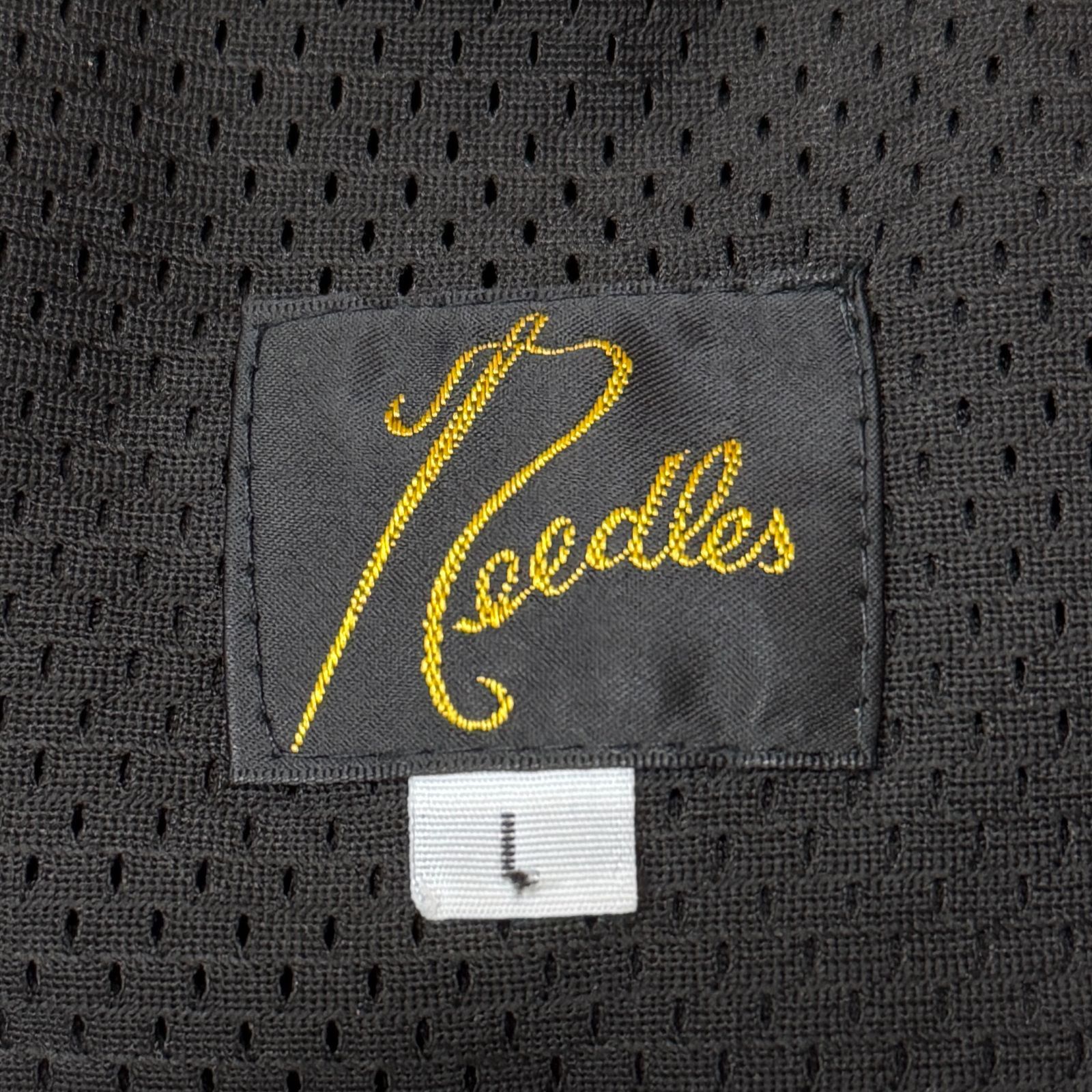  Needles × AWGE NARROW TRACK PANT - POLY SMOOTH ポリスムース ナロートラックパンツ イージーパンツ ニードルス ニードルズ アウグ コラボ IN 933 ブラック L 1455 M 5 ワイドパンツ イージーパンツ パンツ