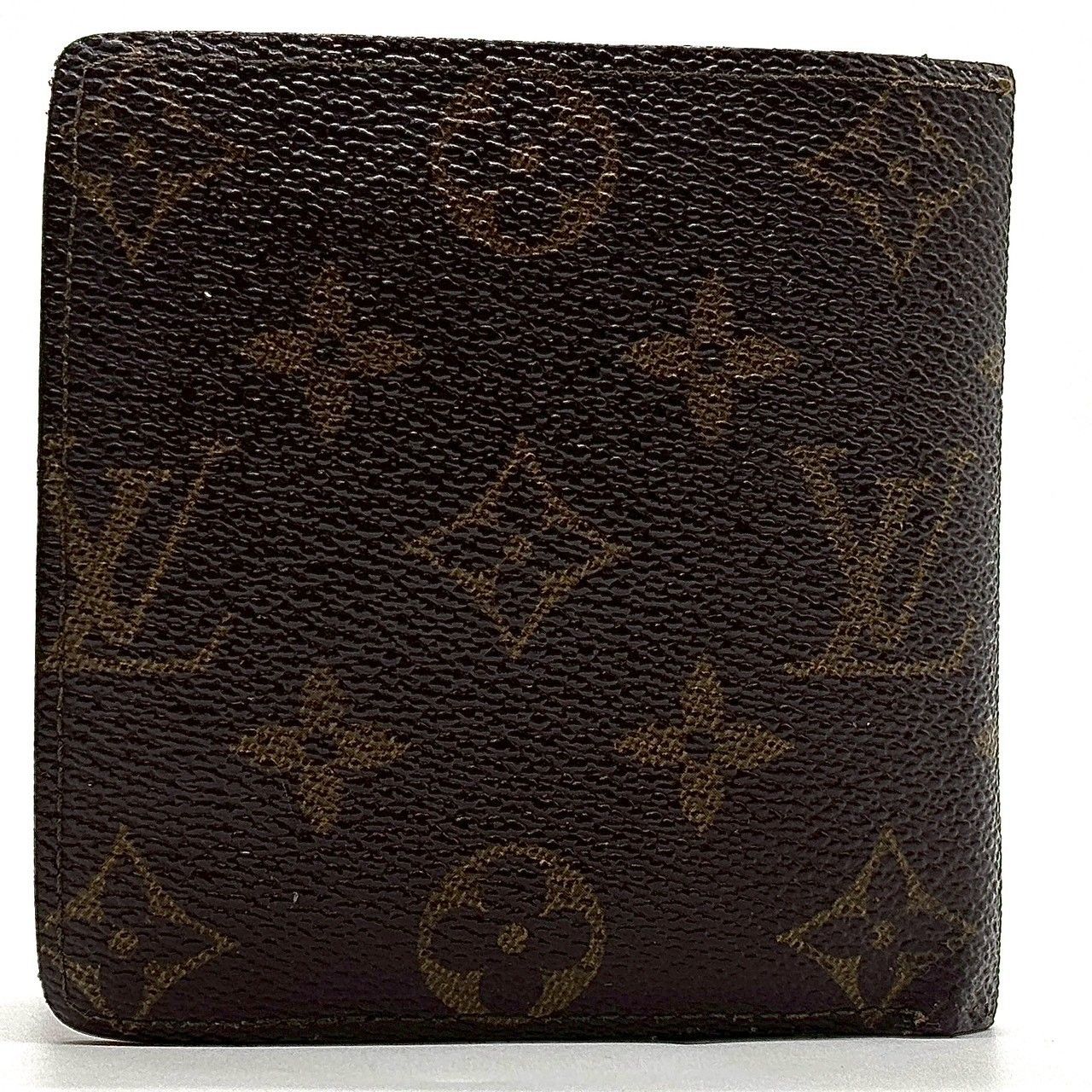 王道の実用美 LOUIS VUITTON ルイヴィトン 二つ折り財布 マルコ モノグラム メンズ M61675 ブラウン