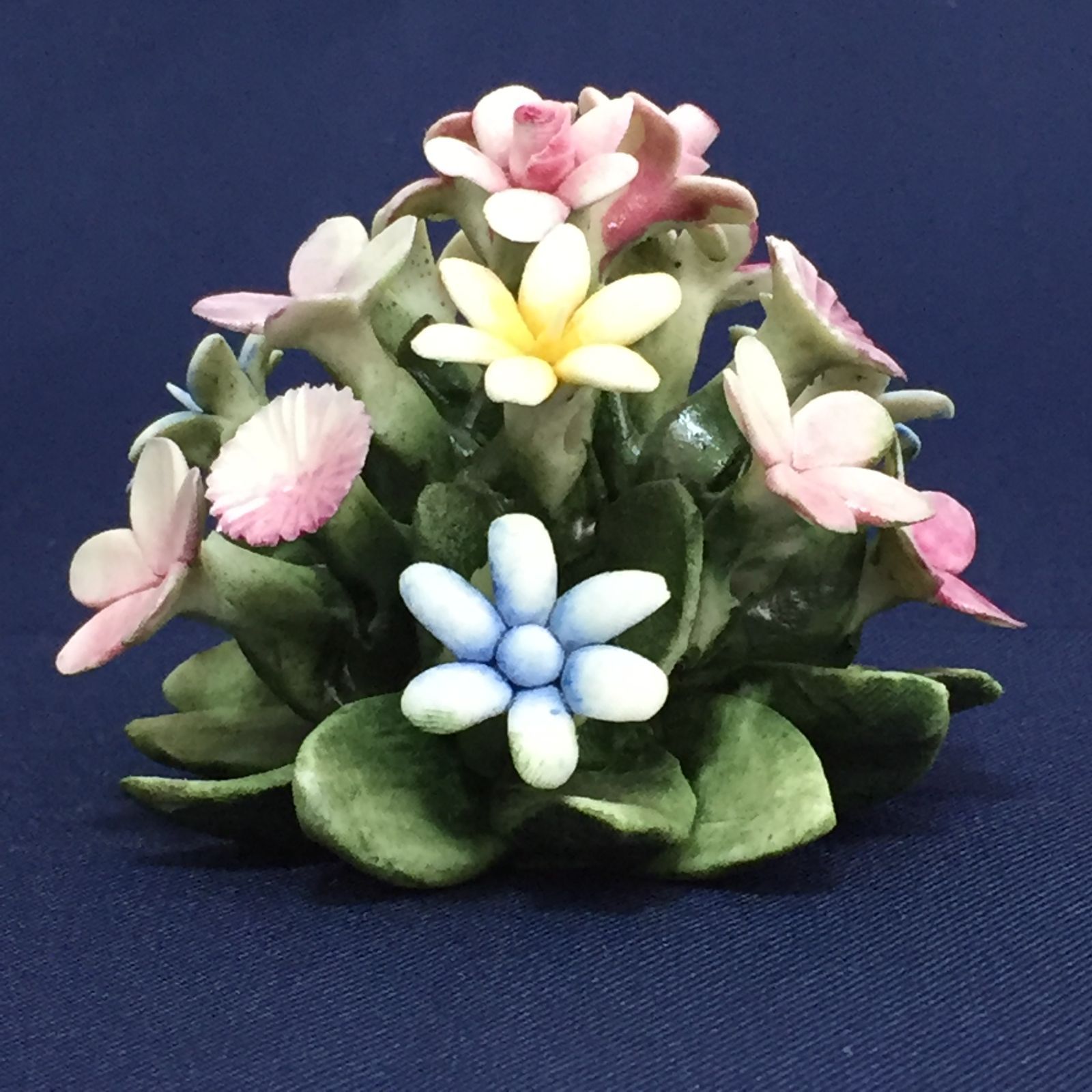 【アンティーク】カポディモンテ capodimonte　陶花 楽天市場】陶花 置物 陶器 花 イタリア オーナメント クラシック
