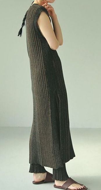 レディースtodayful Randomrib Knit dress Pants セット
