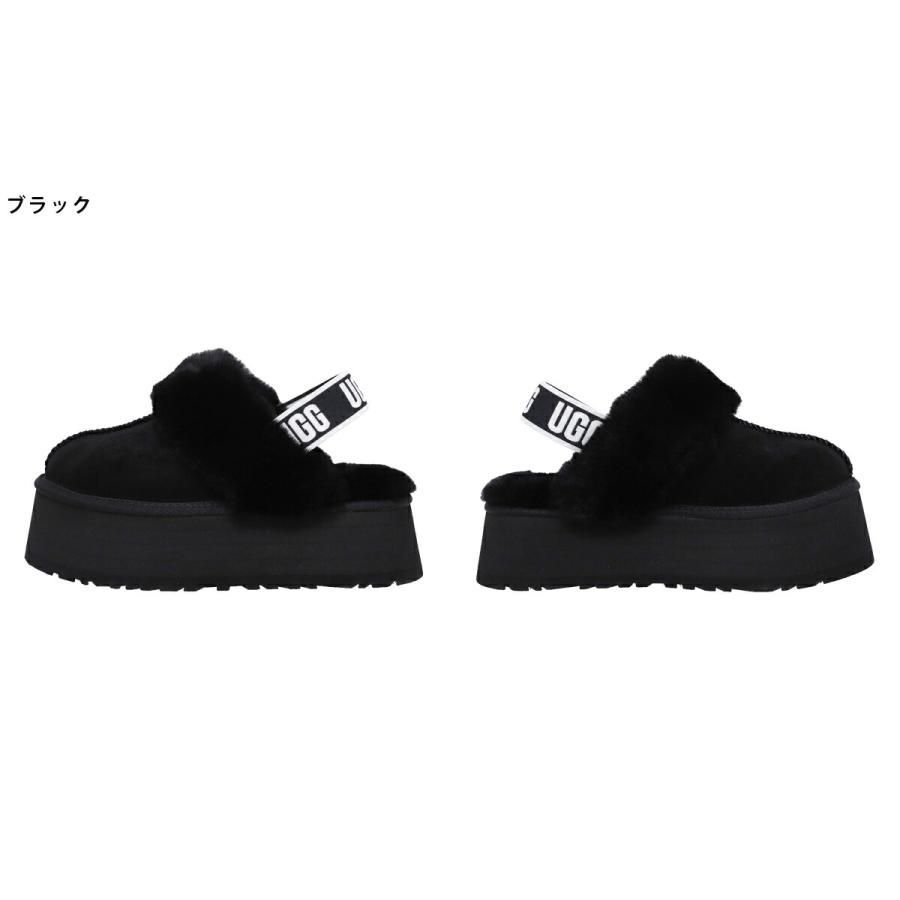 UGGブーツ】UGG アグ ショートブーツ レディース スリッポン サンダル ファンケット 厚底 スエード シープファー シューズUGG WOMENS  FUNKETTE BLACK 1113474 アウトレット品 新品未使用 - メルカリ