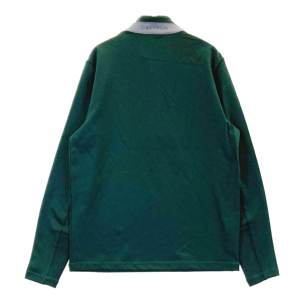 美品 rough&swell GYM MOCK モックネック シャツ ブルー L