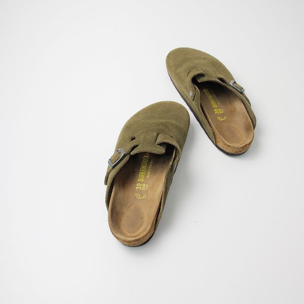 BIRKENSTOCK ビルケンシュトック Boston ボストン スエードレザー サボ