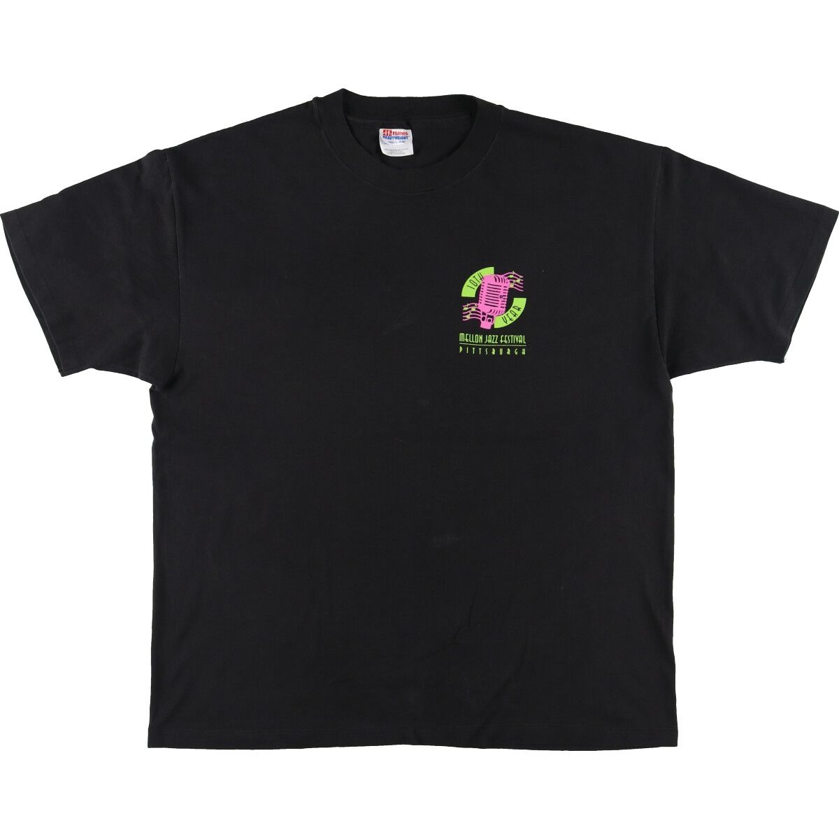 古着 ヘインズ Hanes MELLON JAZZ FESTIVAL メロンジャズフェスティバル バックプリント バンドTシャツ バンT USA製 メンズXL /eaa457069