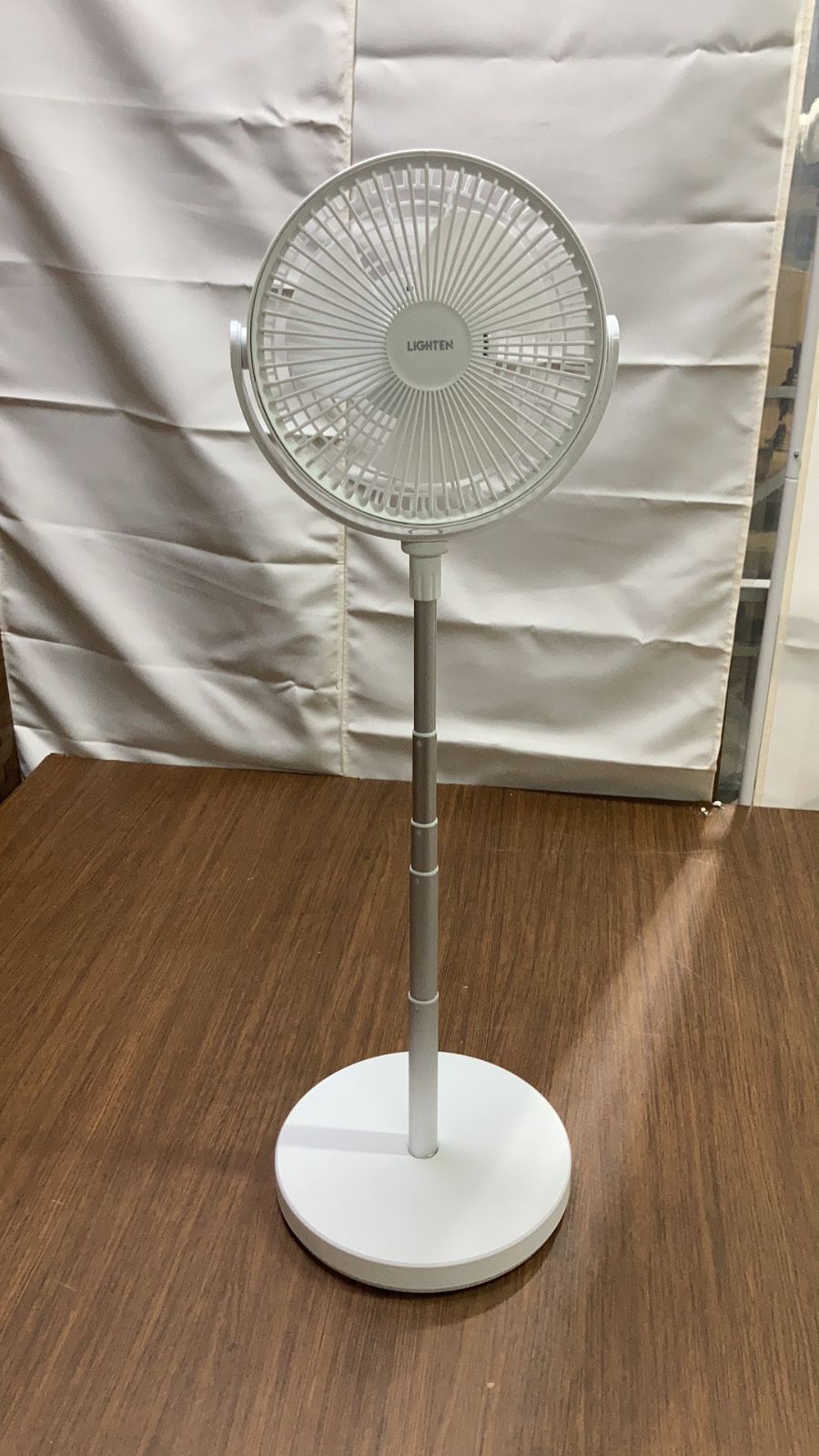 卓上扇風機 + リビング扇風機 360°角度調節可能 静音 風量3段階 充電式