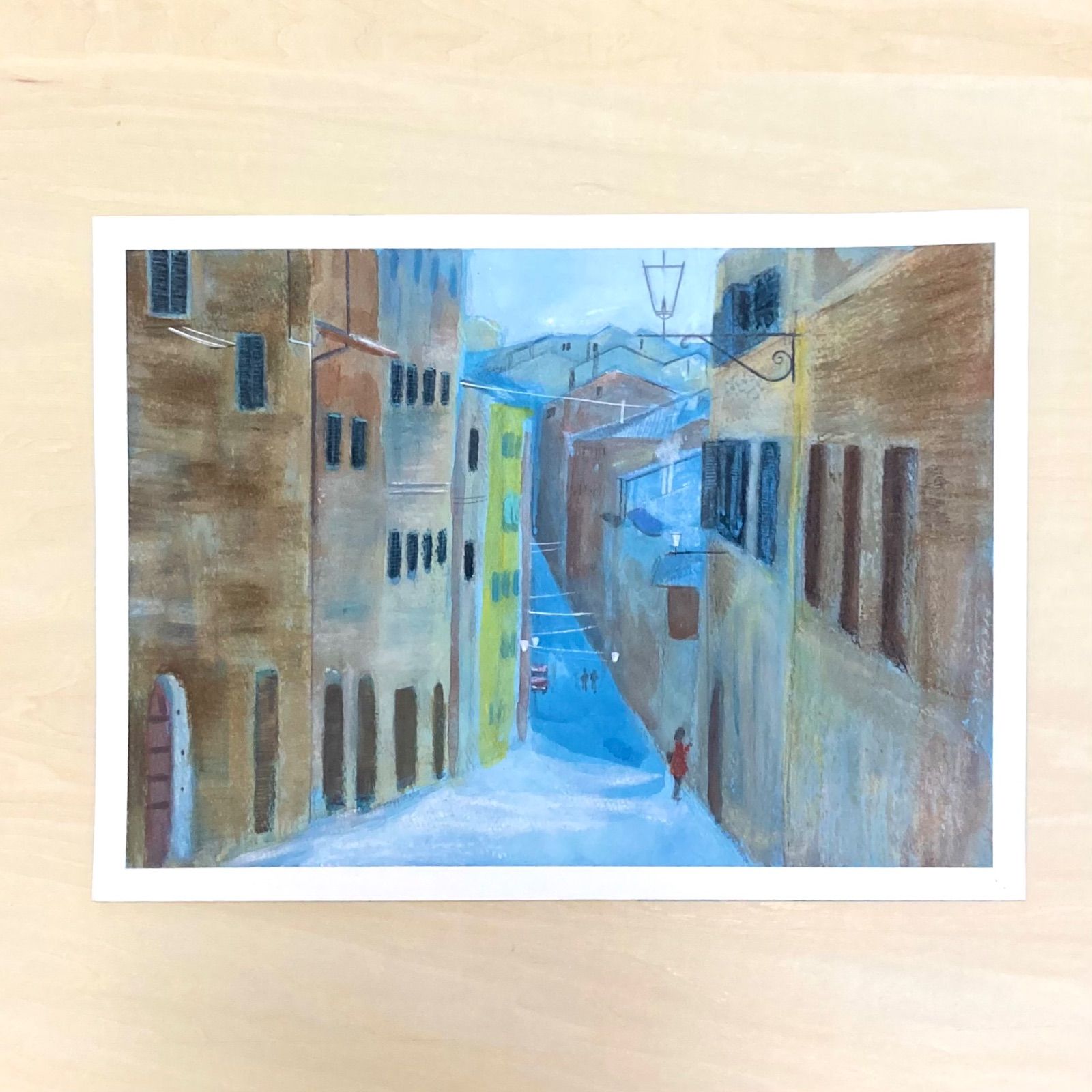 ヨーロッパの街並み 原画