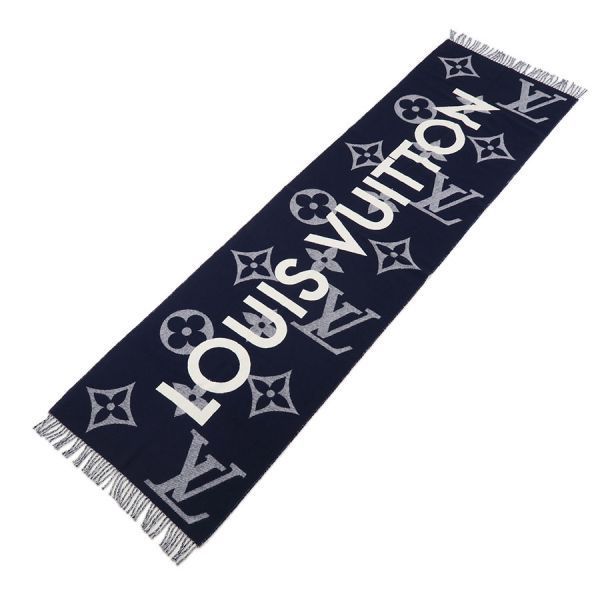 ルイヴィトン エシャルプ・モノグラムキャピタル・マフラー M73454【B  