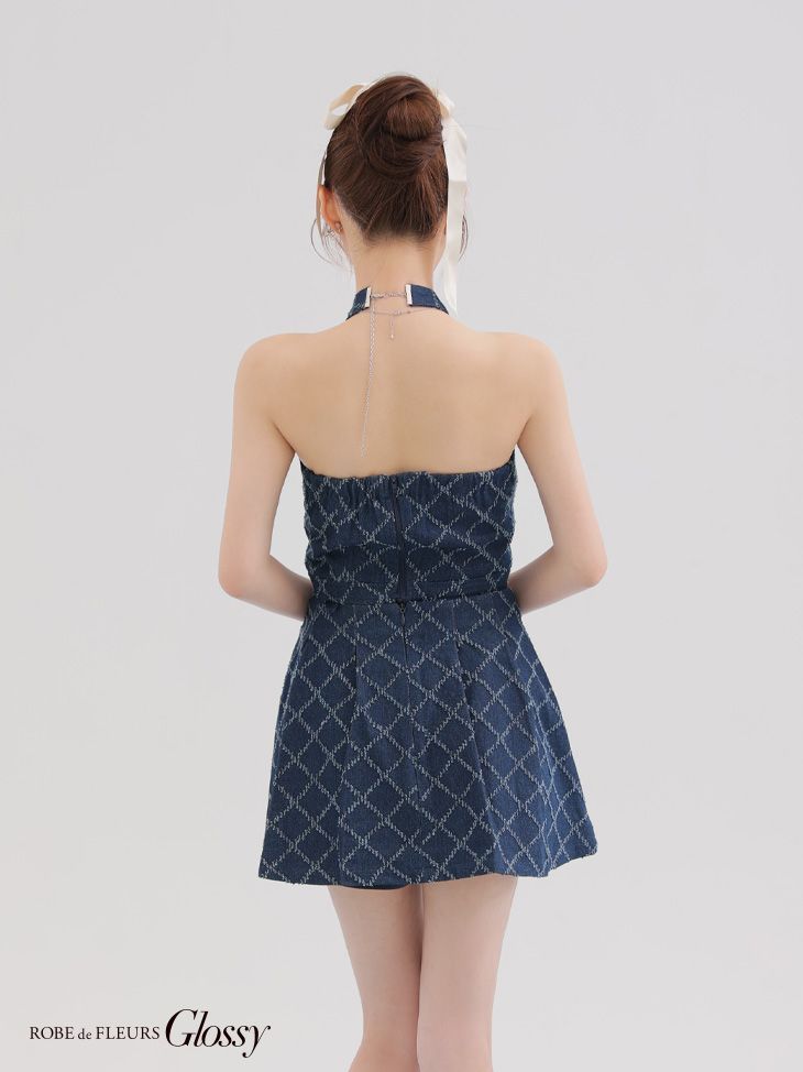 ROBE de FLEURS Glossy キャバドレス セットアップ ROBE de FLEURS