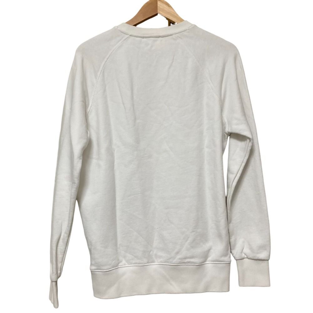 正規品　MAISON KITSUNÉ メゾンキツネ　トレーナー　ホワイト ☆MAISON KITSUNE☆ メゾンキツネ フォックスパッチ スウェット
