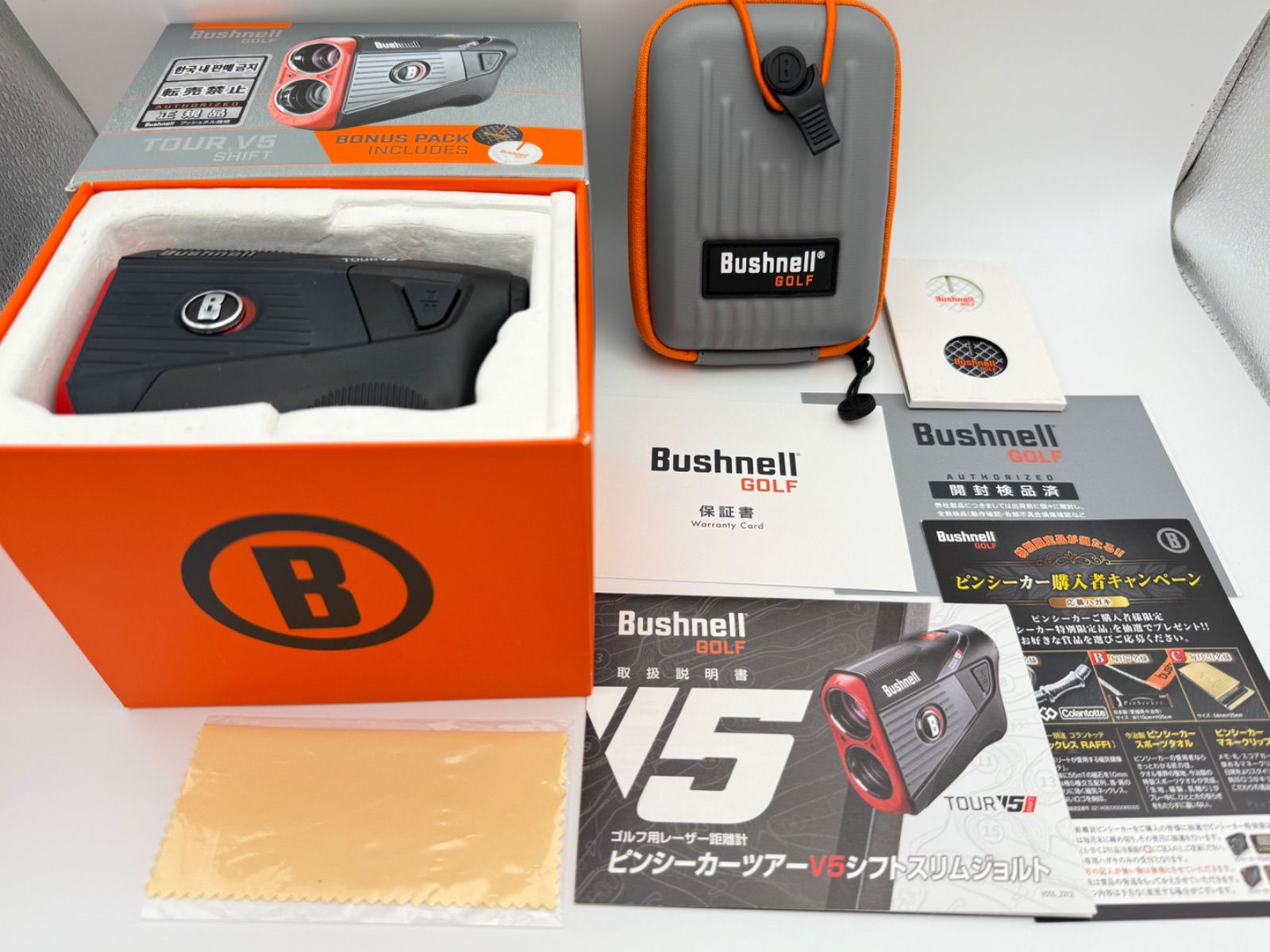 新品未使用】Bushnell TOUR V5 ボーナスパック ツアー シフト