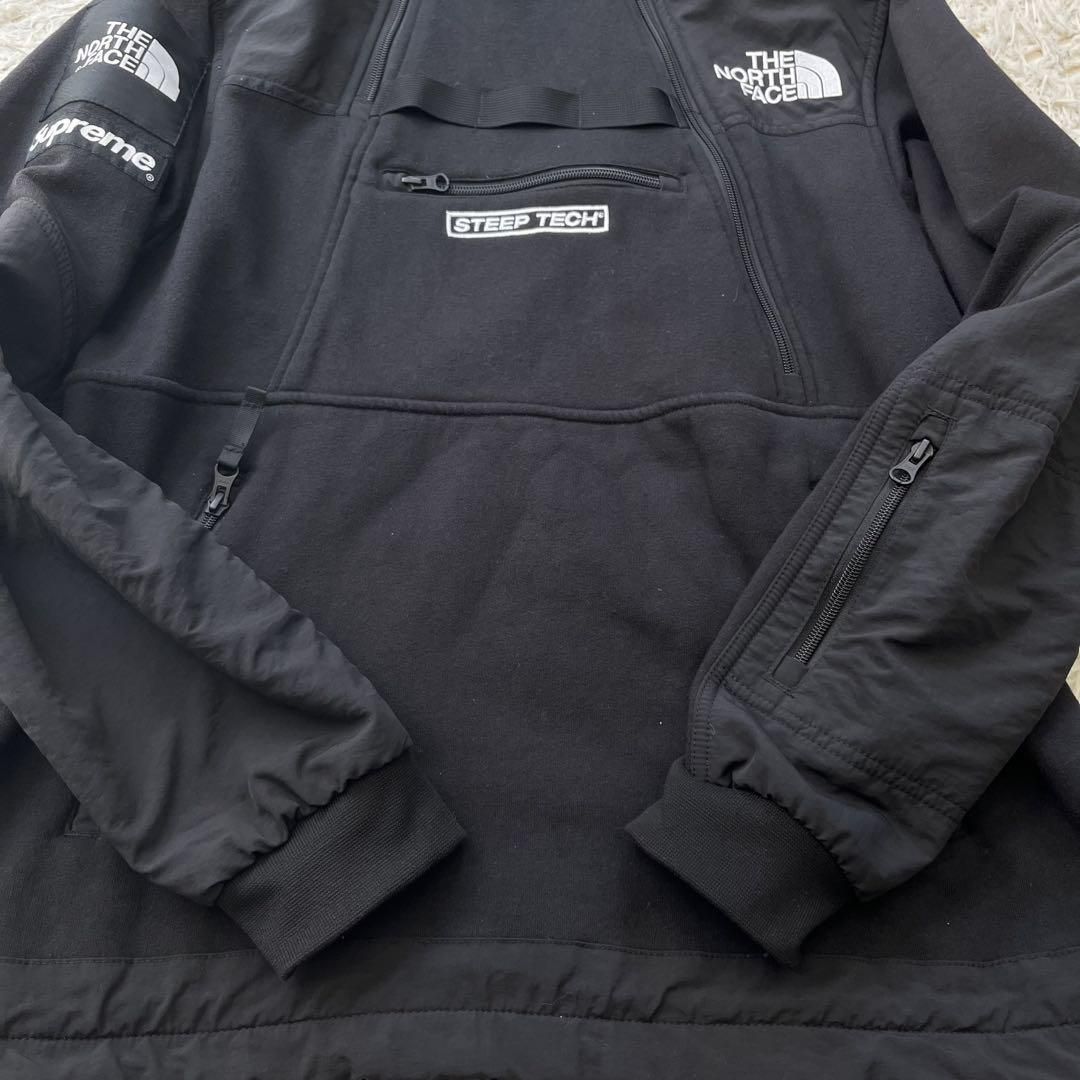 【コラボ】ザノースフェイス×シュプリーム アノラックパーカー ブルゾン M 黒 コラボ】THE NORTH FACE×SUPREME ザノースフェイス×シュプリーム