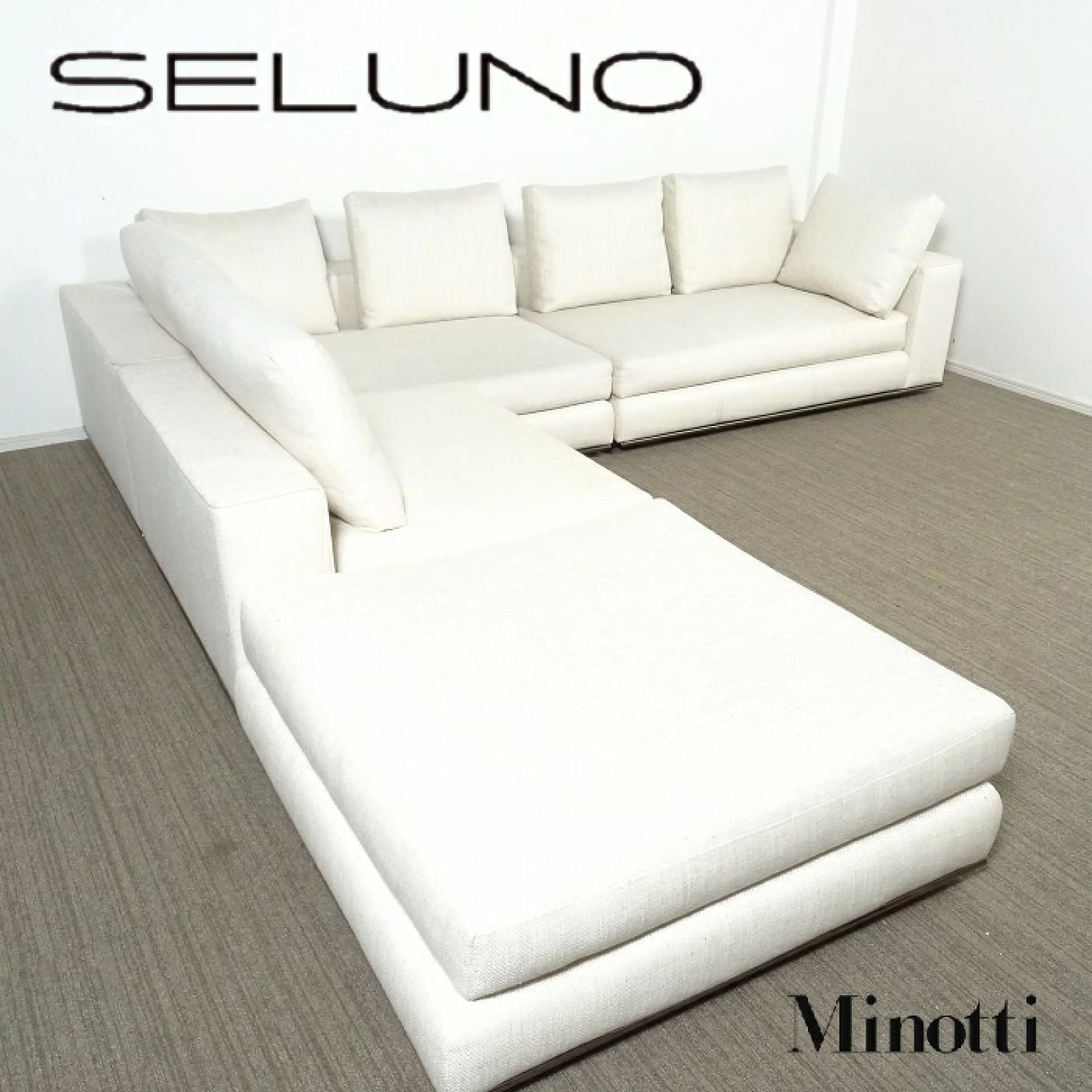 ◾︎SELUNO◾︎ 【展示美品】Minotti (ミノッティ) HAMILTON / ハミルトン カウチソファ / ファブリック 256万  c195s - メルカリ