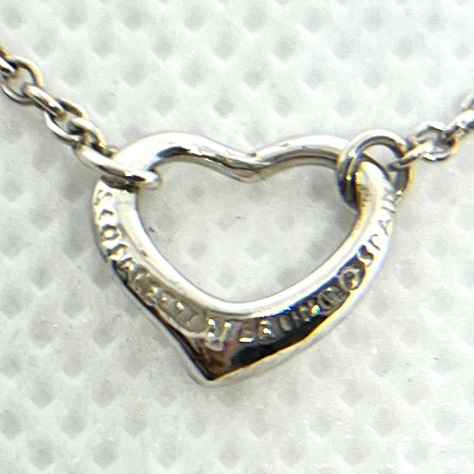 美品】 TIFFANY & Co. ティファニートリプル オープン ハート 