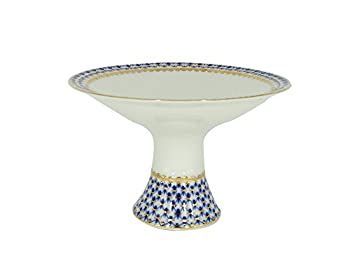 Lomonosov磁器花瓶フルーツコバルトNet直径7.3?