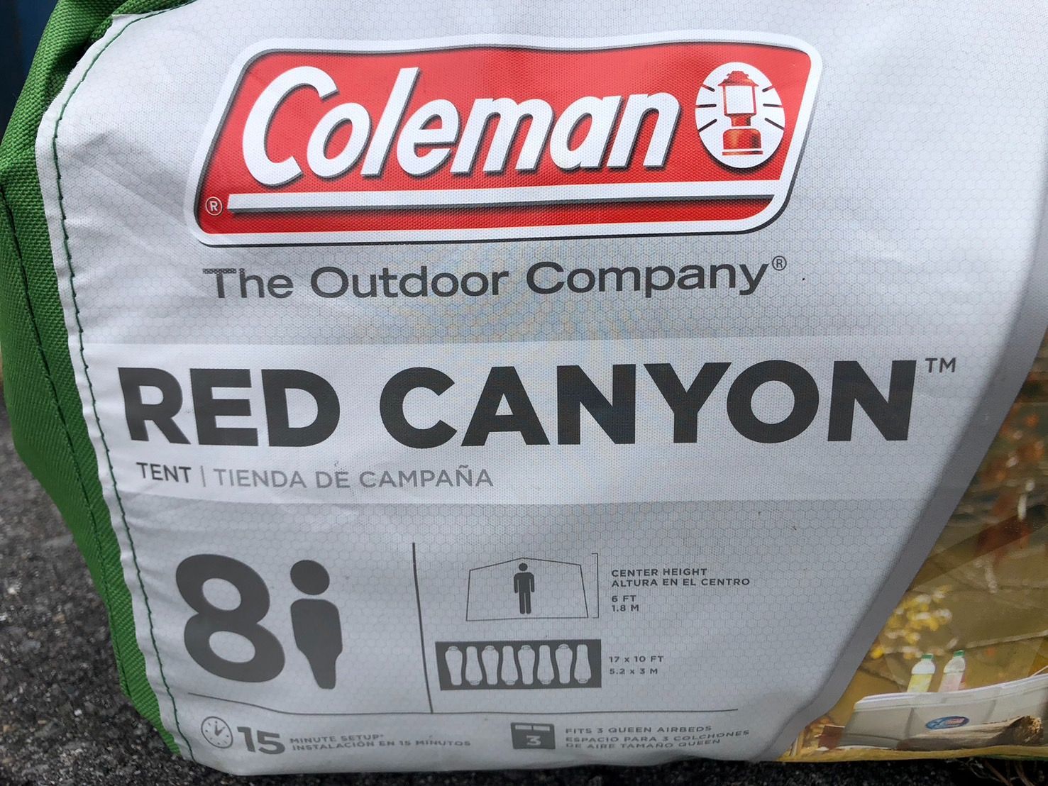 現状品 コールマン Coleman レッドキャニオン ドーム キャンピング テント 8人用 2000018299 現状 18706