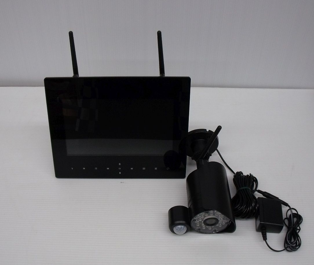 NSK 防犯カメラ 9インチモニター＋ワイヤレスカメラ1台セット 型番不明 囗T巛