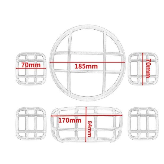 HONDA Hunter Cub CT125 20-23年モデル用 ライトカバーセット フロント リア ウィンカー保護カバー マットブラック BRIGHTFACE_UK