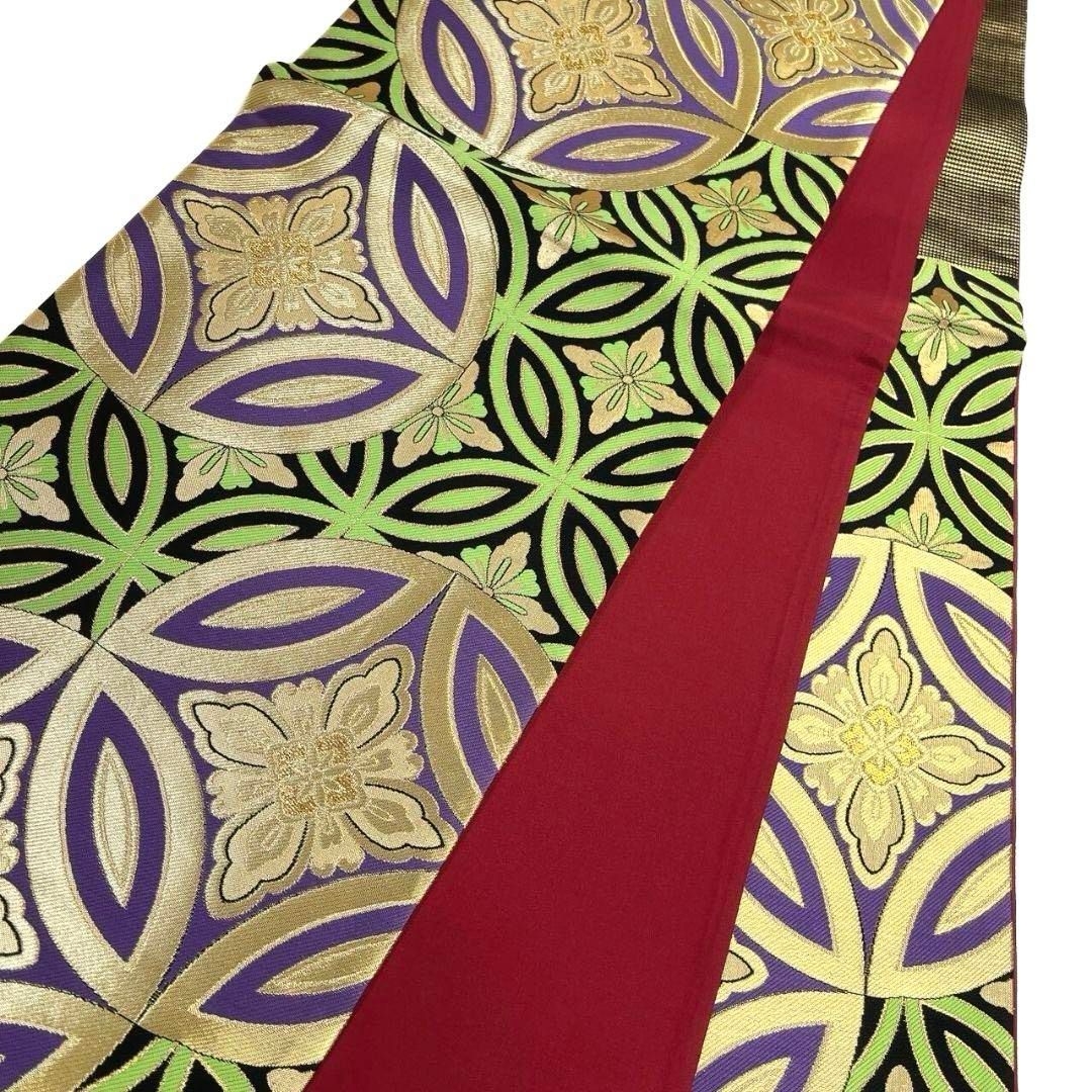 未着用 七宝 花菱 金糸 袋帯 振袖帯 着物 041a p - メルカリ