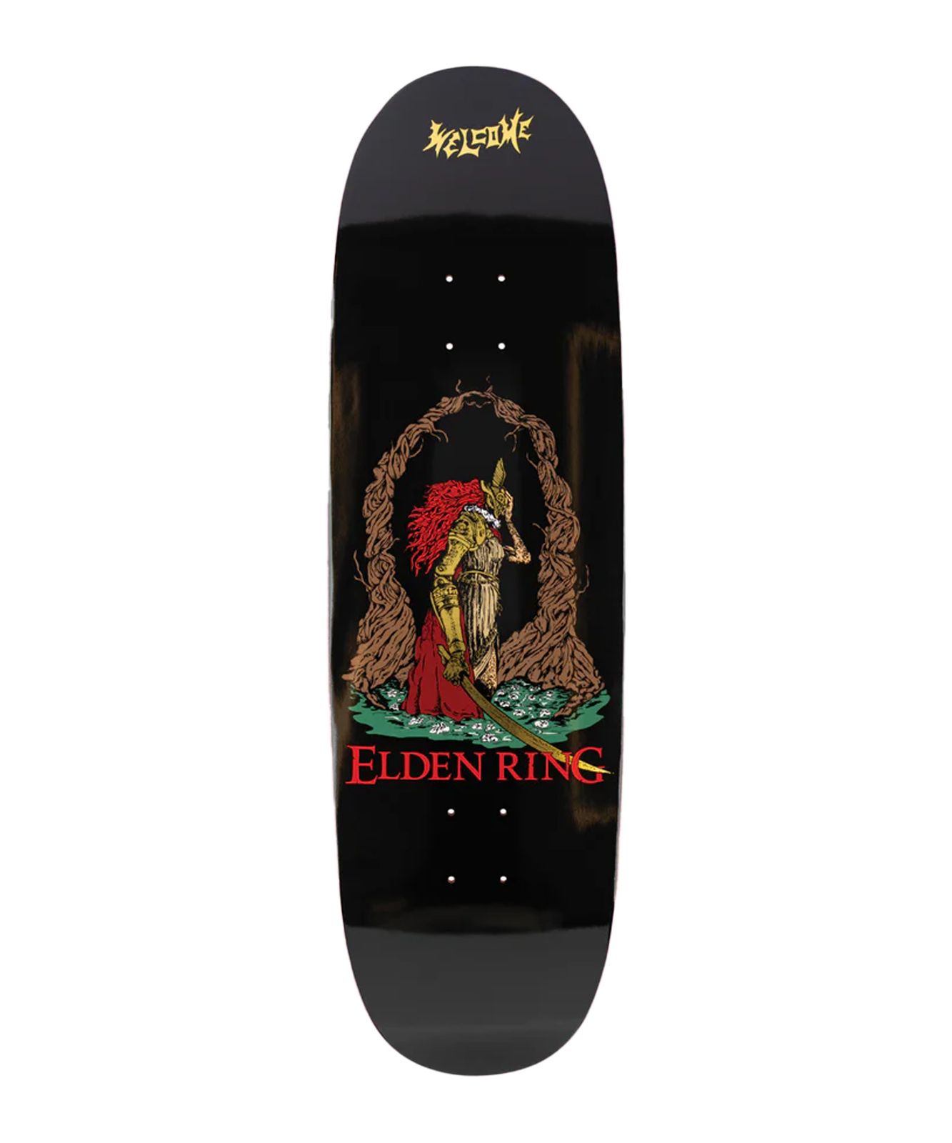 ムラスポ公式 WELCOME ウェルカム スケートボード デッキ 9.5inch ELDEN×WELCOME MALENIA ムラサキスポーツ