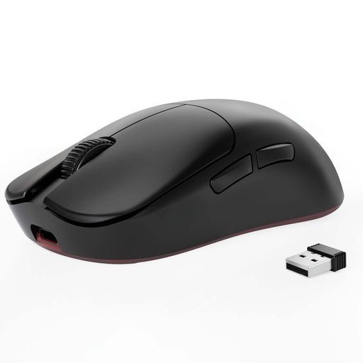  AJAZZAJ099ゲーミングマウス無線ゲームマウスワイヤレスマウスデュアルモード超軽量USBu00262.4GHz原相チップPMW3311有線Type-C充電式超軽量蝶透かし底部設計54g小型左右対称持ち運び便利 その他