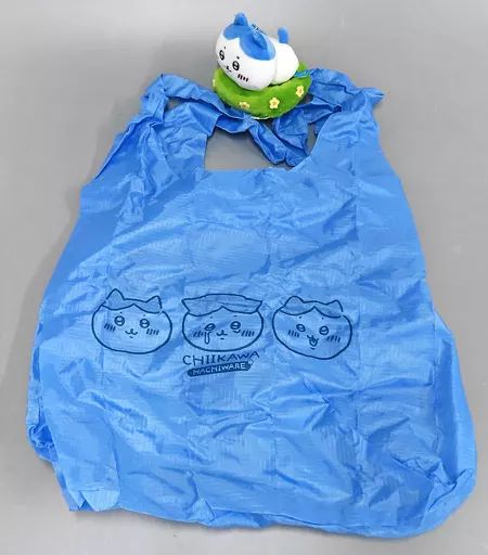 雑貨 ハチワレ 肩のりエコトート ちいかわ なんか小さくてかわいいやつ