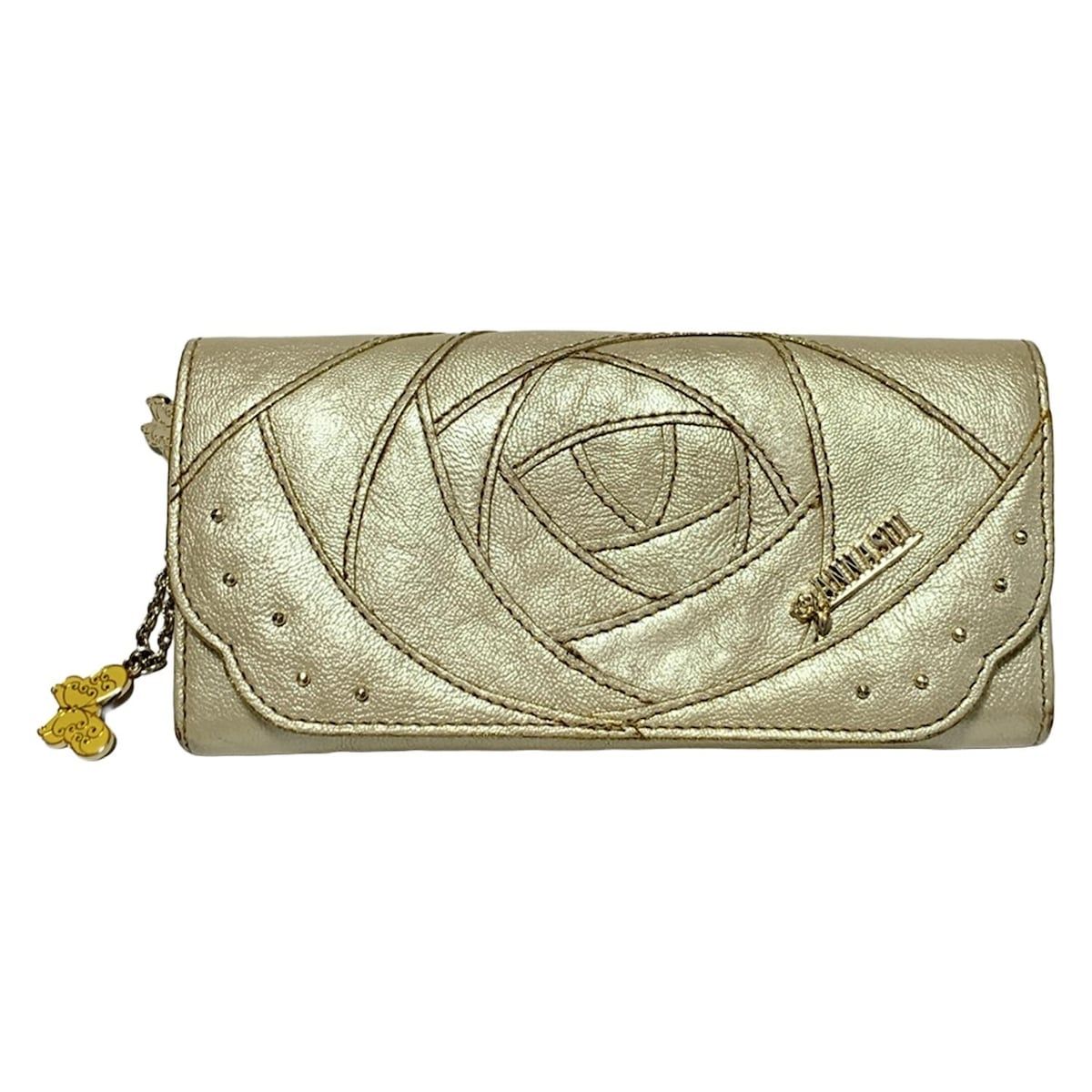 ANNA SUI アナスイ 長財布 ゴールド 箱付き - メルカリ