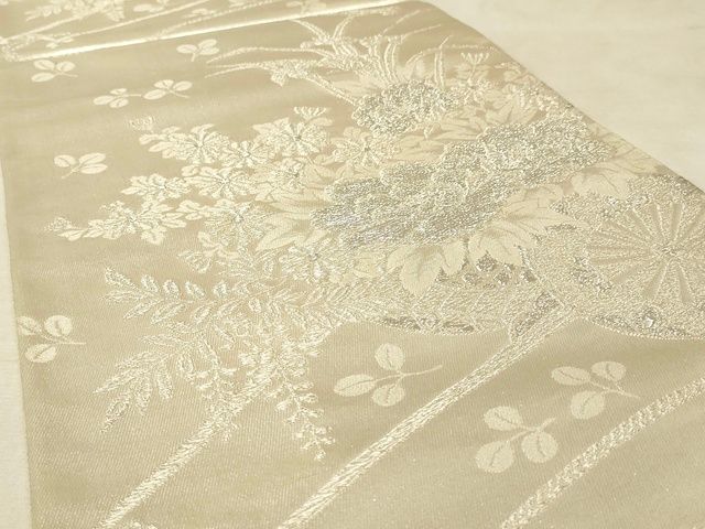 平和屋着物○男性 紬 横段霞文 正絹 逸品 未使用 CAAY4801ut 着物 