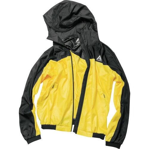 2営業日で発送 おたふく手袋 Otafuku Glove fubar FB-221高撥水フルジップパーカ-黄黒3L