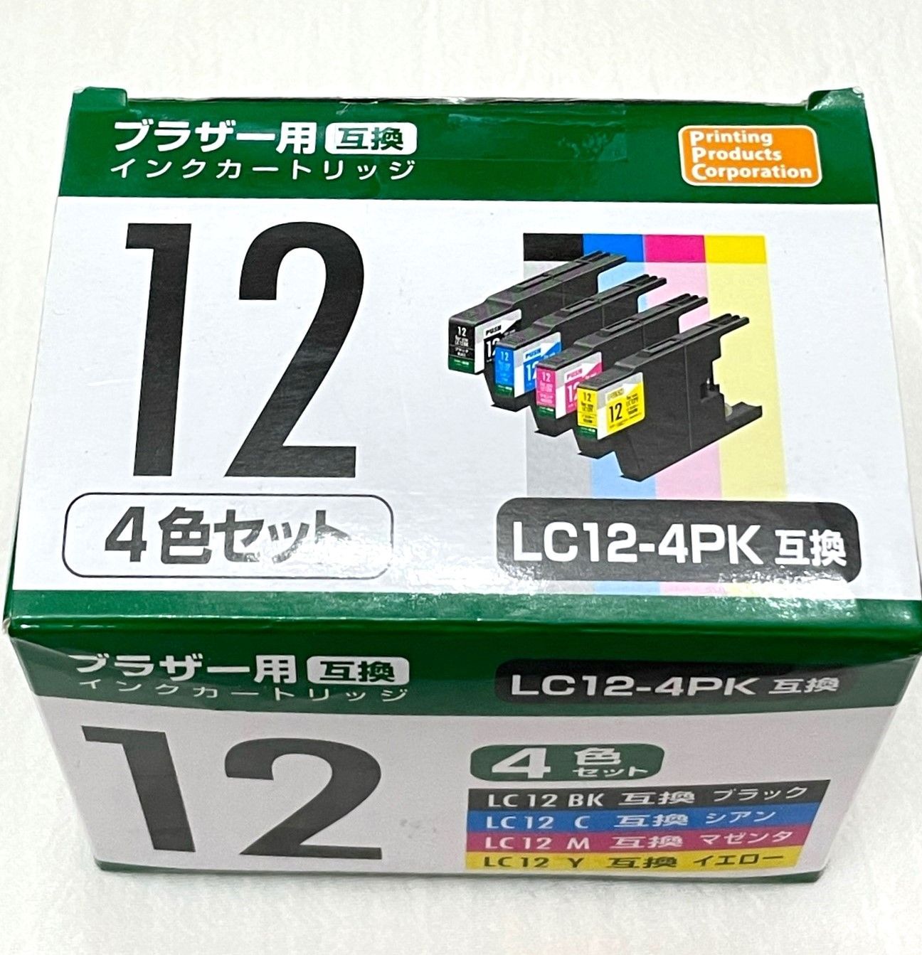 LC12-4PK ブラザー用 プリンターインク LC12 互換インク 4色セット