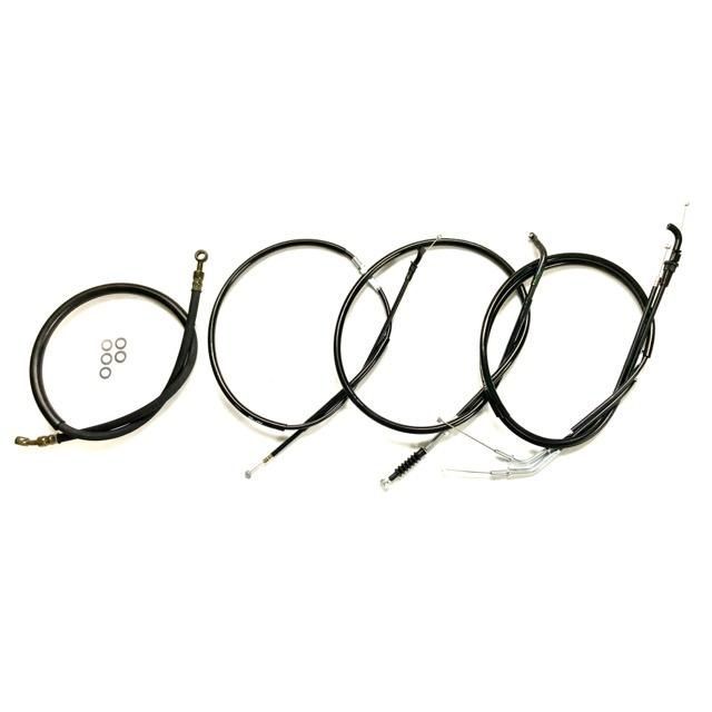 ゼファー400 アップハン ワイヤーセット Aキット