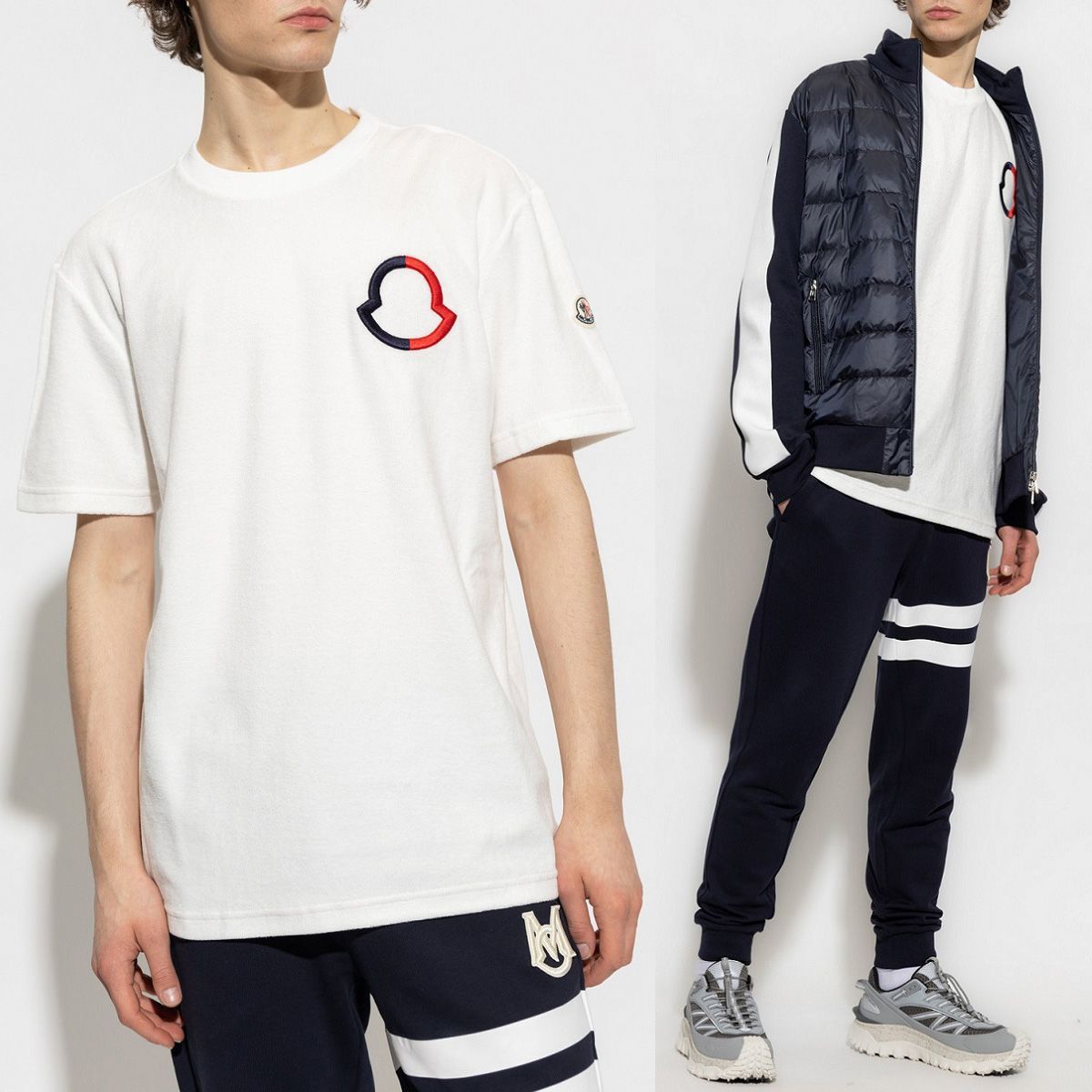 202 MONCLER モンクレール 8C00003 899VV ホワイト Tシャツ カットソー 半袖