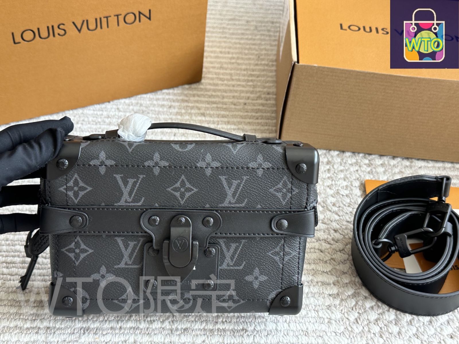 ルイヴィトン★ 国内発送 ソウル トランク EW ハンドバッグ お出かけをお洒落に♪】Louis Vuitton☆ソウル・トランク EW