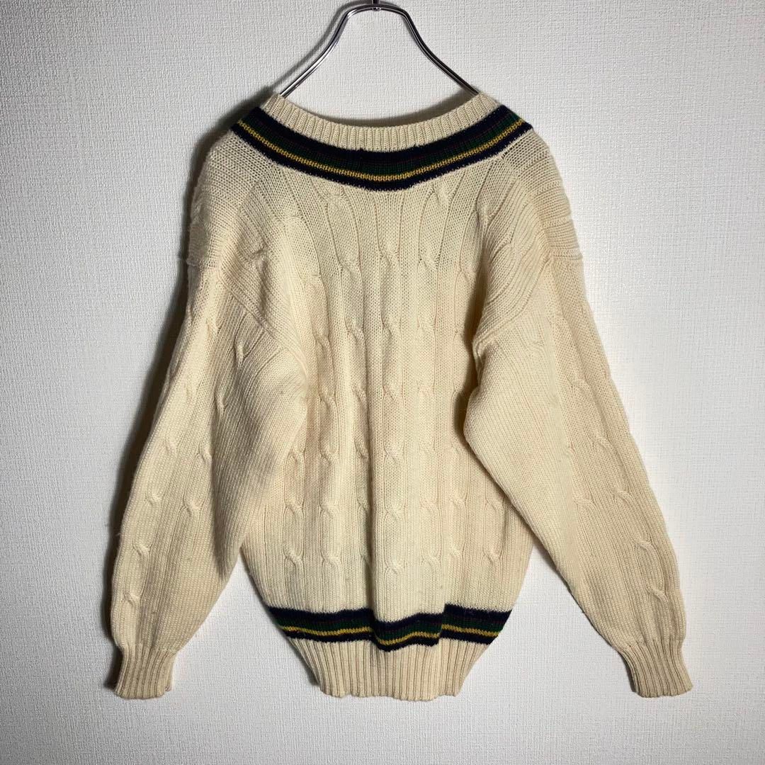ポロ バイ ラルフローレン チルデンニット ケーブルニット ヴァージンウール RALPH LAUREN チルデンニット ヴァージンウール ケーブル L