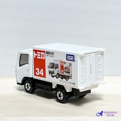 タカラトミー トミカ No.34 いすゞ エルフ トミカシリーズ ミニカー いすゞ  ISUZU 日本車 トラック  白 ホワイト 3歳以上 モデルカー