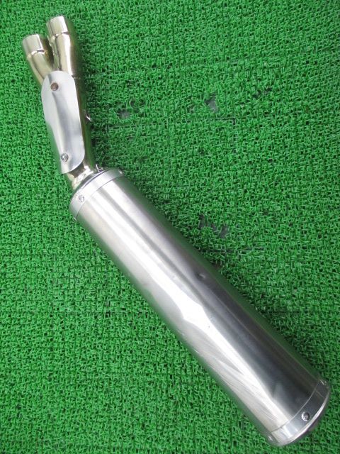 GPR製SPORT1000 サイレンサーマフラー 社外 中古 バイク 部品 フルエキ用 スポルト1000 修復素材に 穴あき無し ドゥカティ Ducati