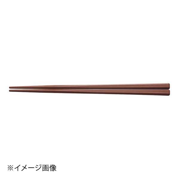 マイン SPS六角先四角箸 100膳入 茶 M11-177 茶