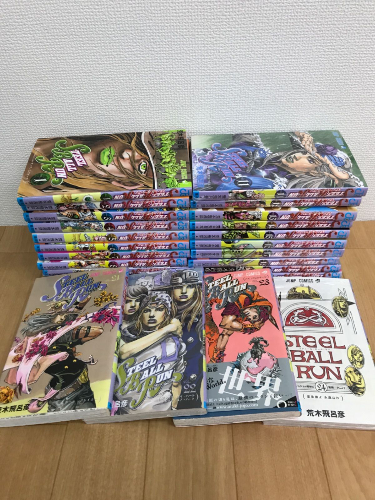 ジョジョの奇妙な冒険 Part7 スティール ボール ラン 全24巻セット RV03E