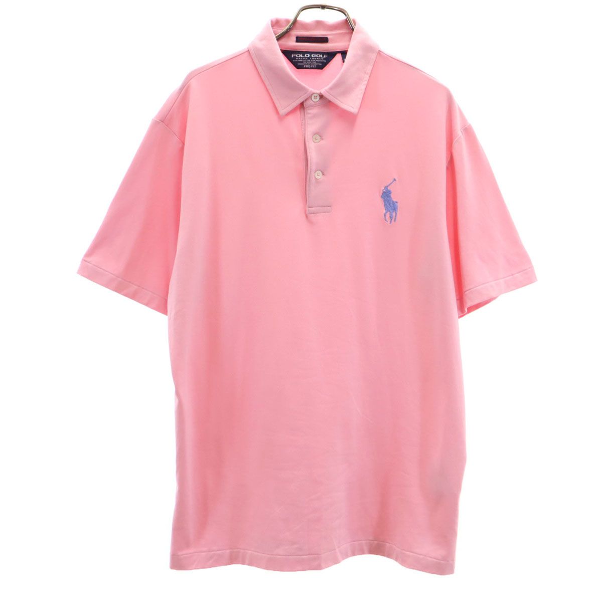 極美品　RALPHLAUREN GOLF　ラルフローレン　半袖ポロシャツ　ピンク POLO GOLF RALPH LAUREN ポロゴルフラルフローレン 半袖