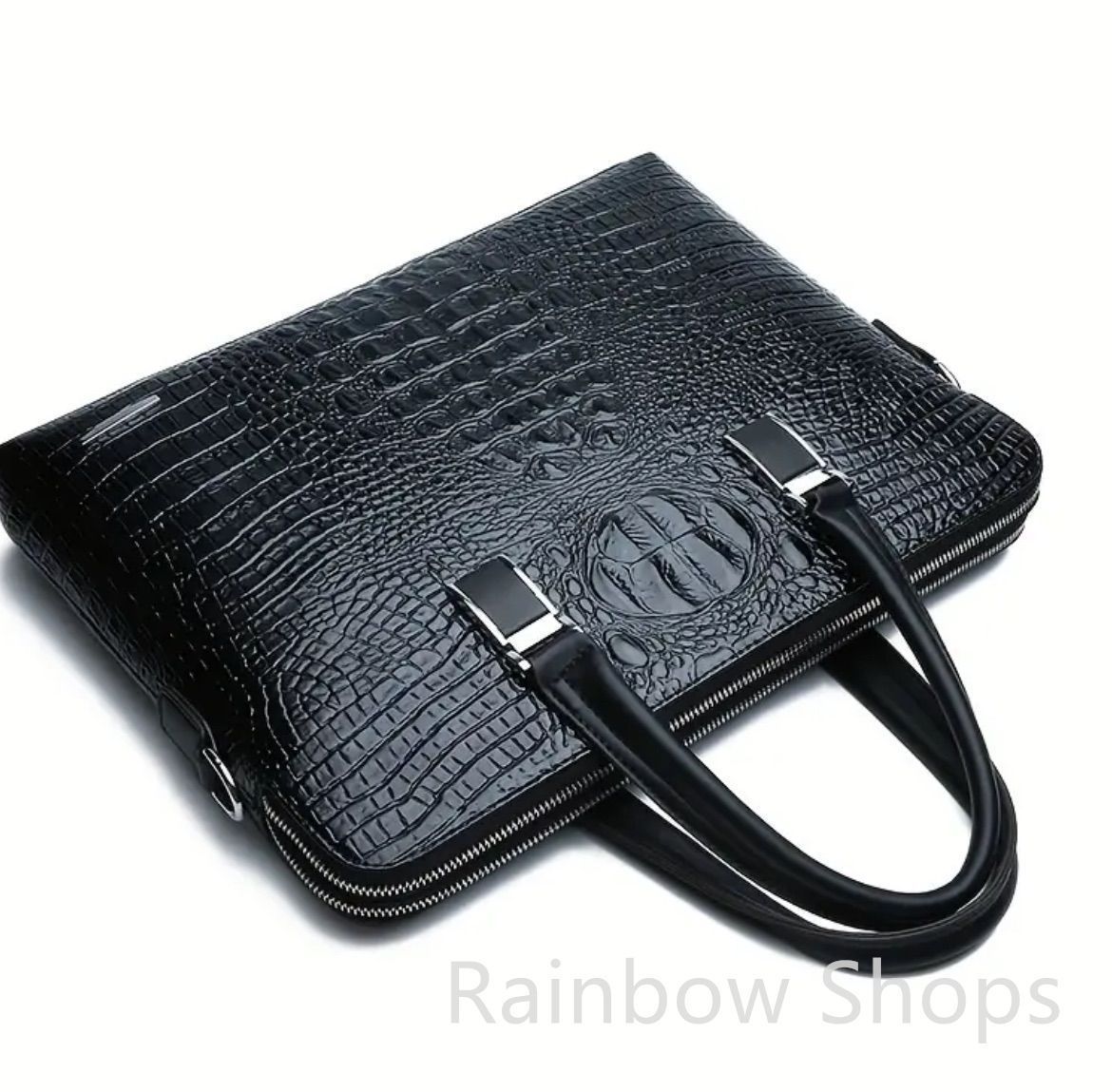 ワニ革 本革 ショルダーバッグ メンズ ポシェットポ メッセンジャー