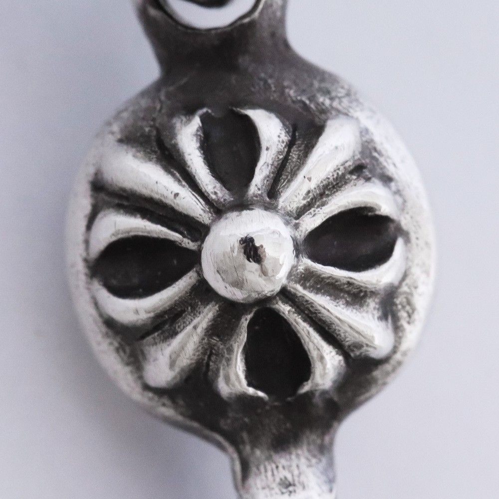 CHROME HEARTS 1ボールタイニーCHクロスチャーム シルバー