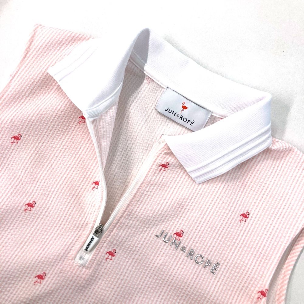 ジュンアンドロペ ワンピース　サイズS ノースリーブ　新品タグ付き　春夏 サイズ：S JUN&ROPE ジュン アンド ロペ 2024年モデル ノースリーブ
