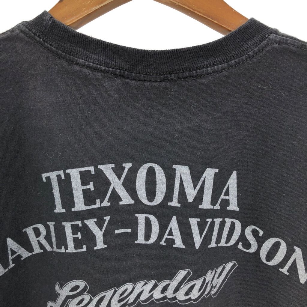 t*m様 【大人気】✨HARLEY-DAVIDSON✨刺繍ロゴ シャツ 黒XL HARLEY DAVIDSON ハーレーダビッドソン No.1ロゴ 半袖Tシャツ