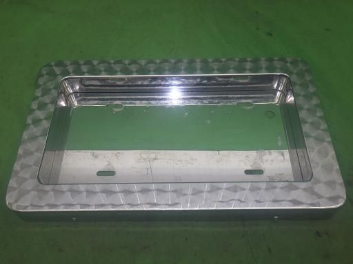 デコトラ デコトラ 大型 ウロコ ナンバー枠 厚み5センチ