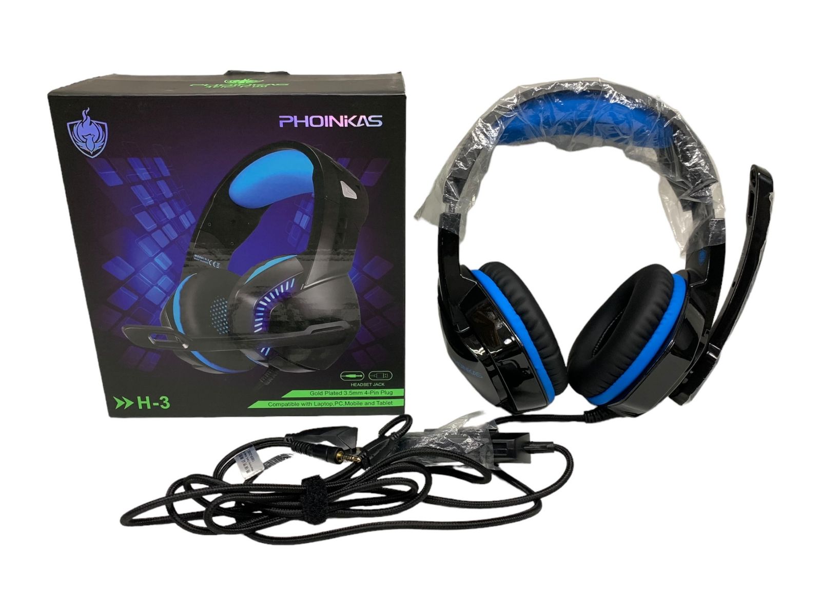PHOINKAS H-3 ゲーミングヘッドセット Amazon.co.jp: ゲーミングヘッド