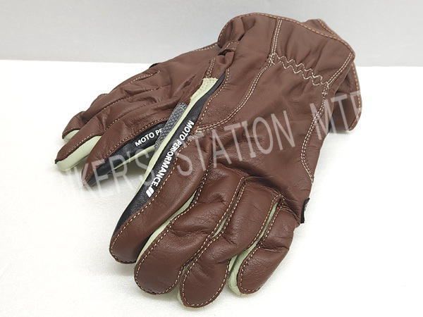 送料込！ クシタニ K5367 テンダーグローブ ブラウン レザーグローブ 春秋グローブ ライディンググローブ バイク用グローブ